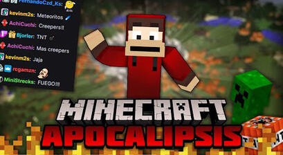 MINECRAFT pero mi chat me provoca un APOCALIPSIS | CHAT VS STREAMER